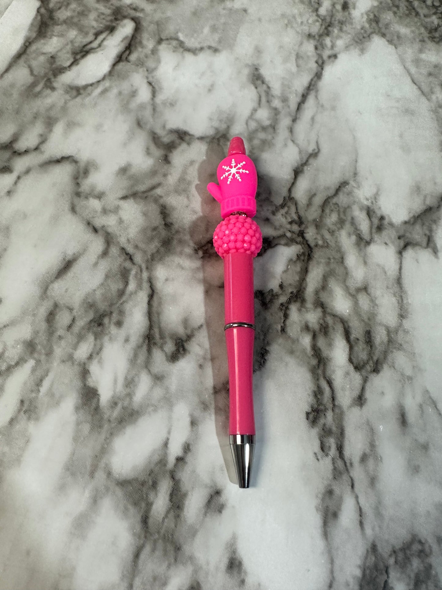 Winter Mitten Pen, Pink