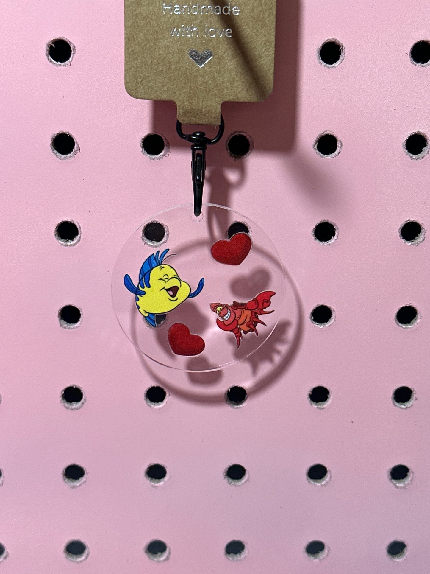 Ariel Friends Acrylic Keychain