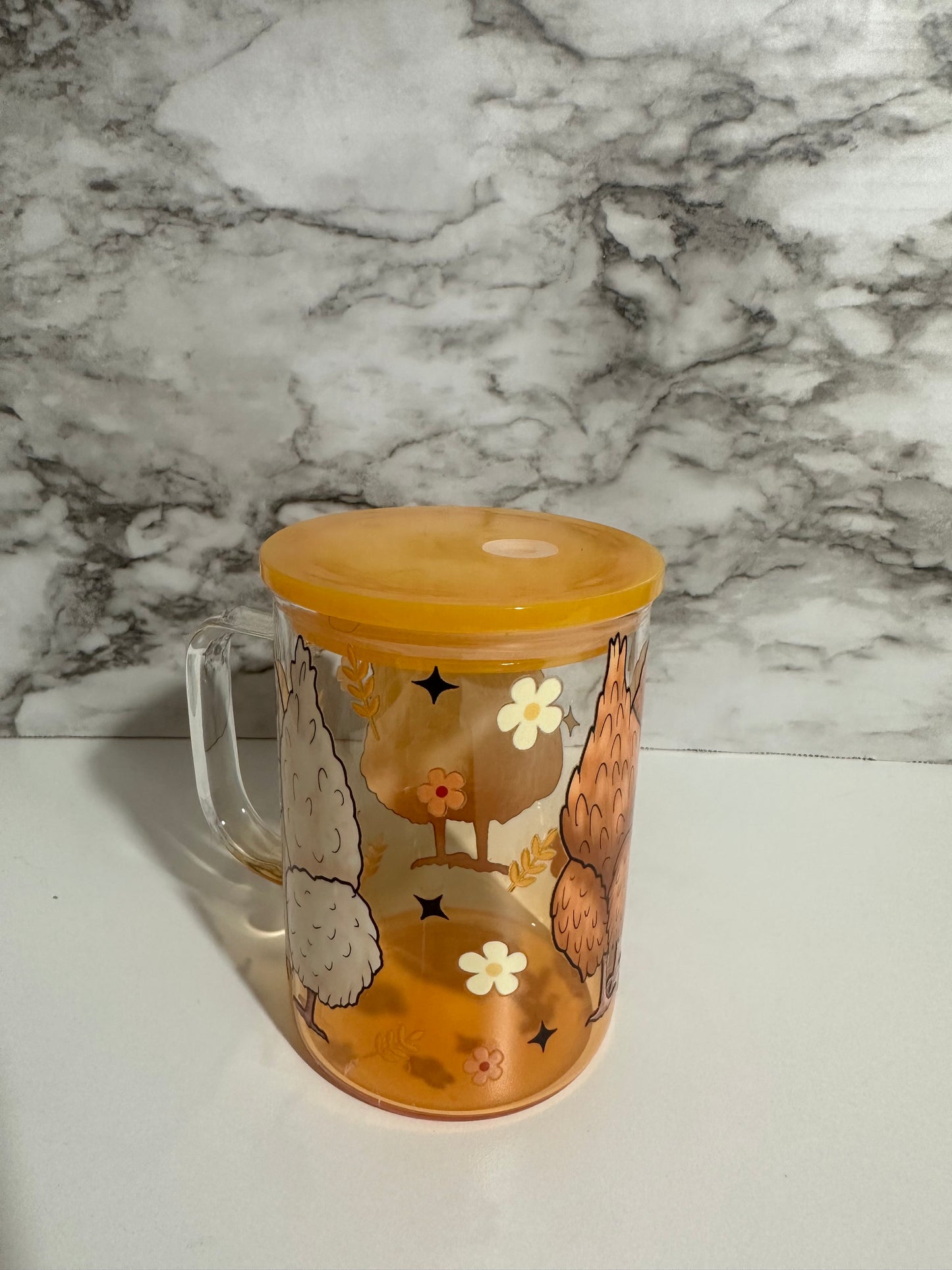 Chicken Lady, Yellow Mug Cup
