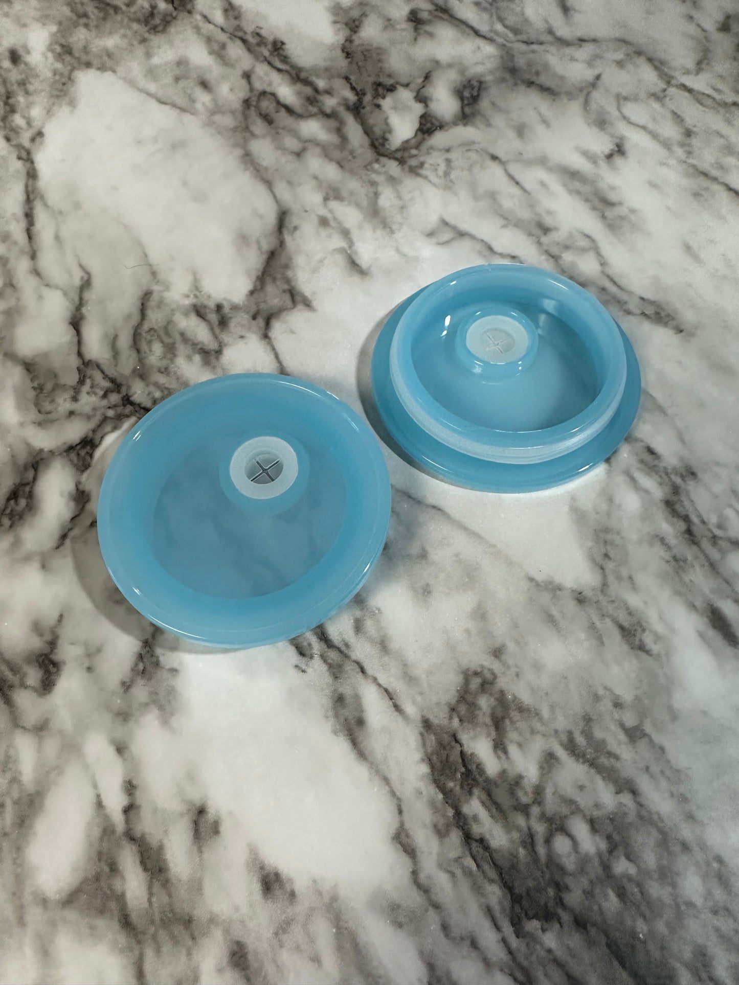 Solid Acrylic Libbey Lid, Blue