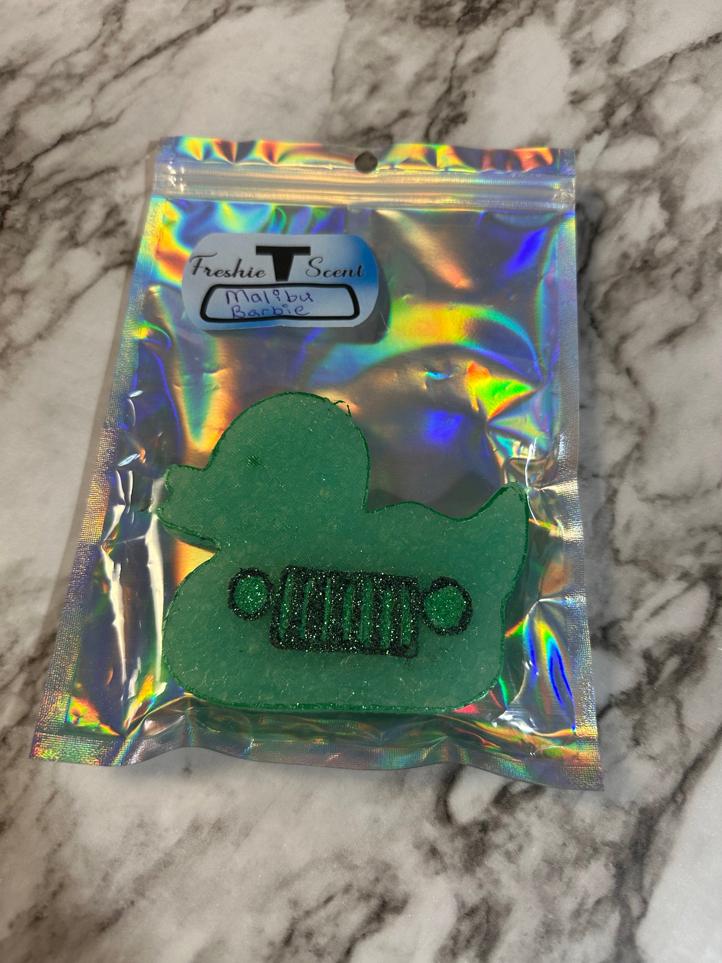 Jeep Ducky Car Freshie, Green