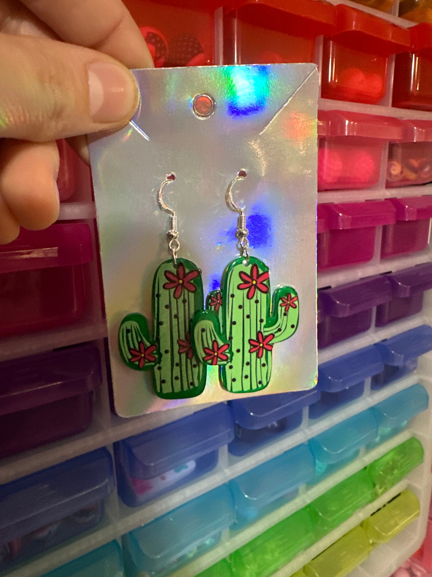 Cactus #4 earrings
