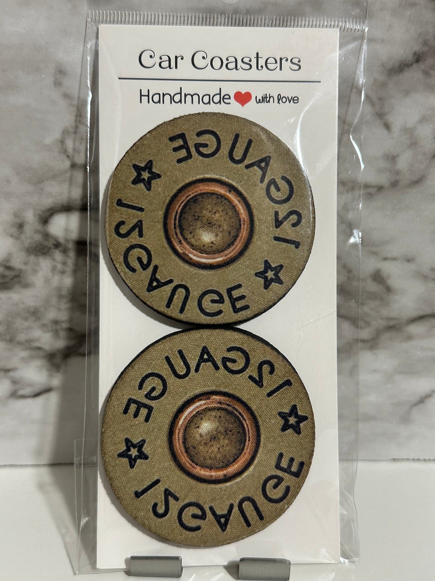 Shotgun Shell Car Coasters