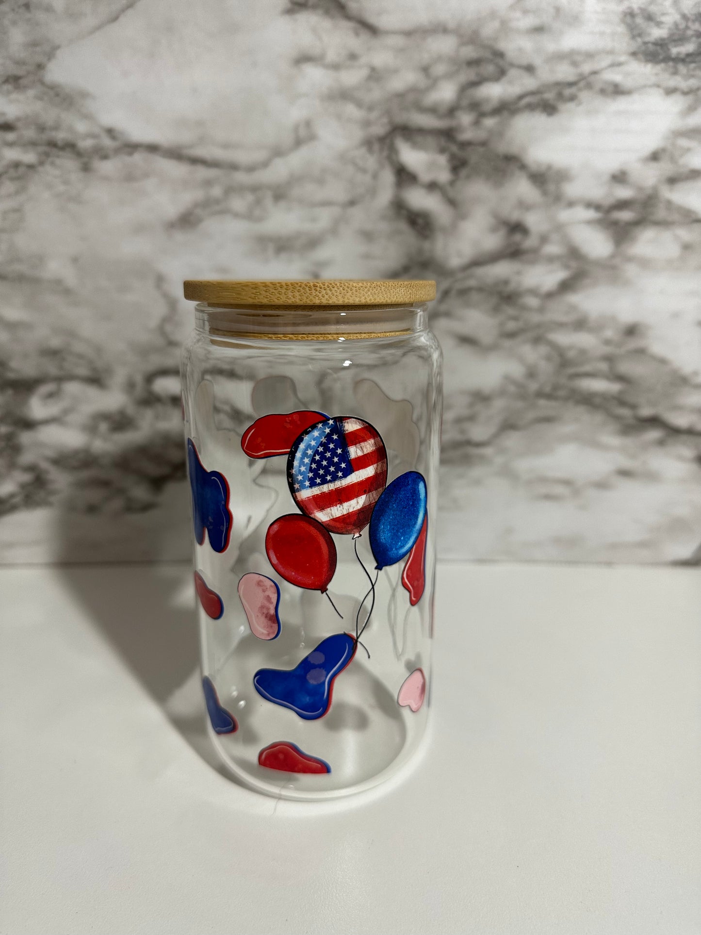 Patriotic Cow Cup