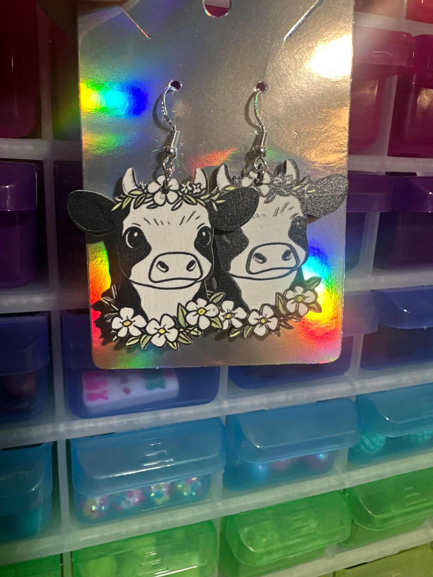 Cow earrings #2