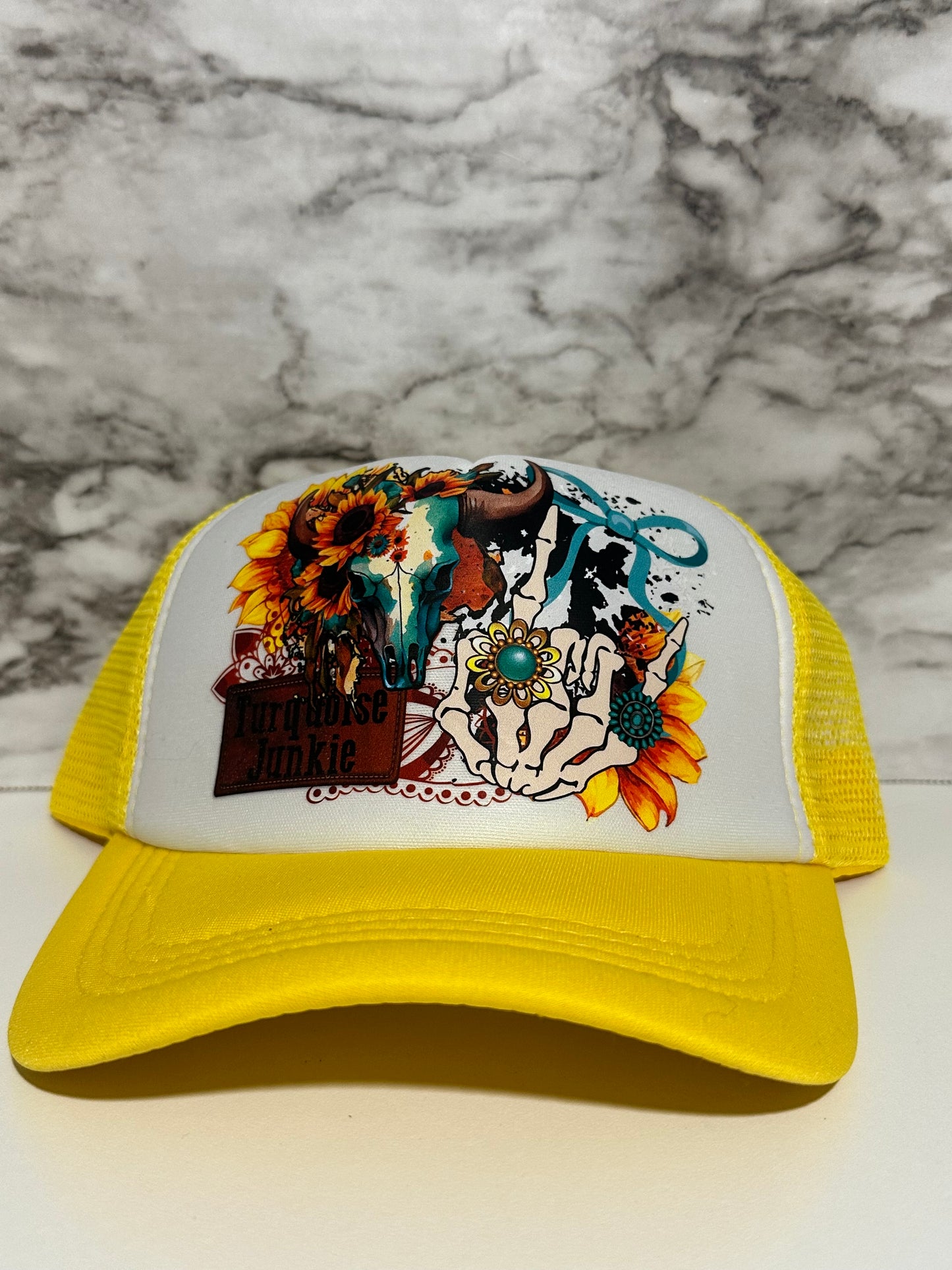 Turquoise Junkie Hat, Blue