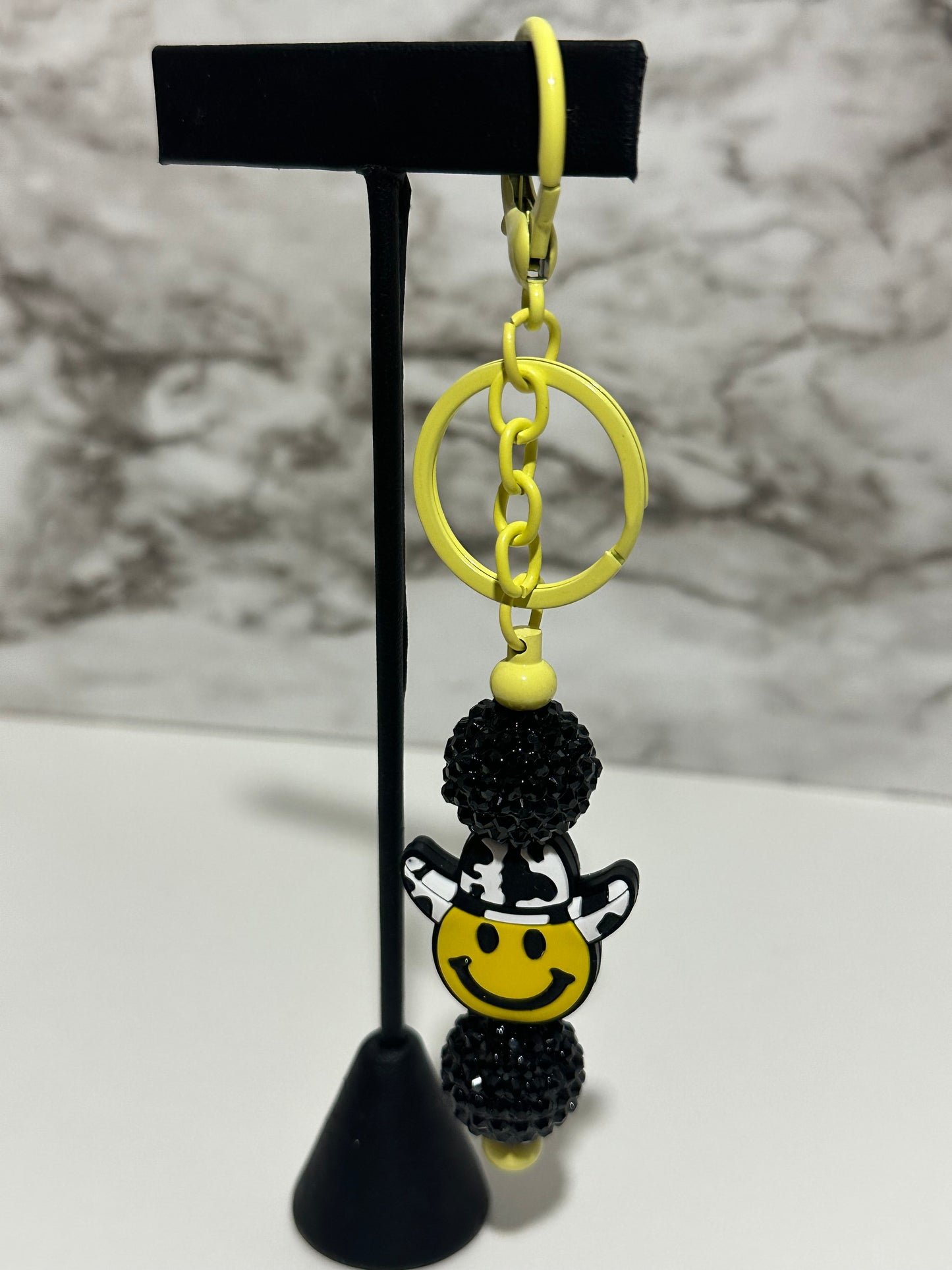 Smiley Cowboy Keychain
