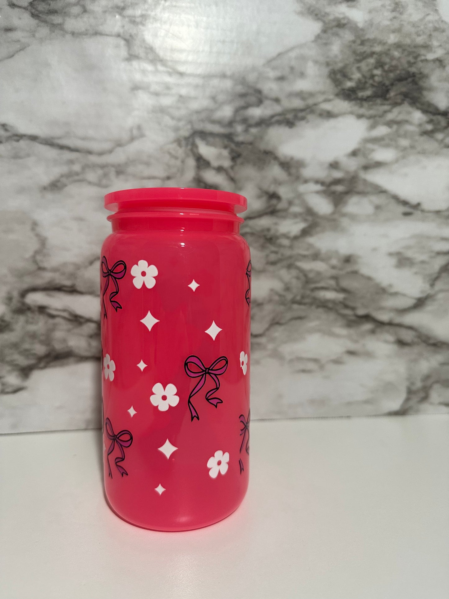 Cow Coquette Cup, Pink