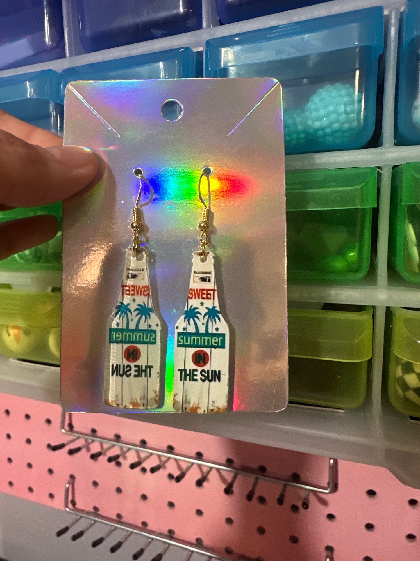 Sweet summer drink earrings