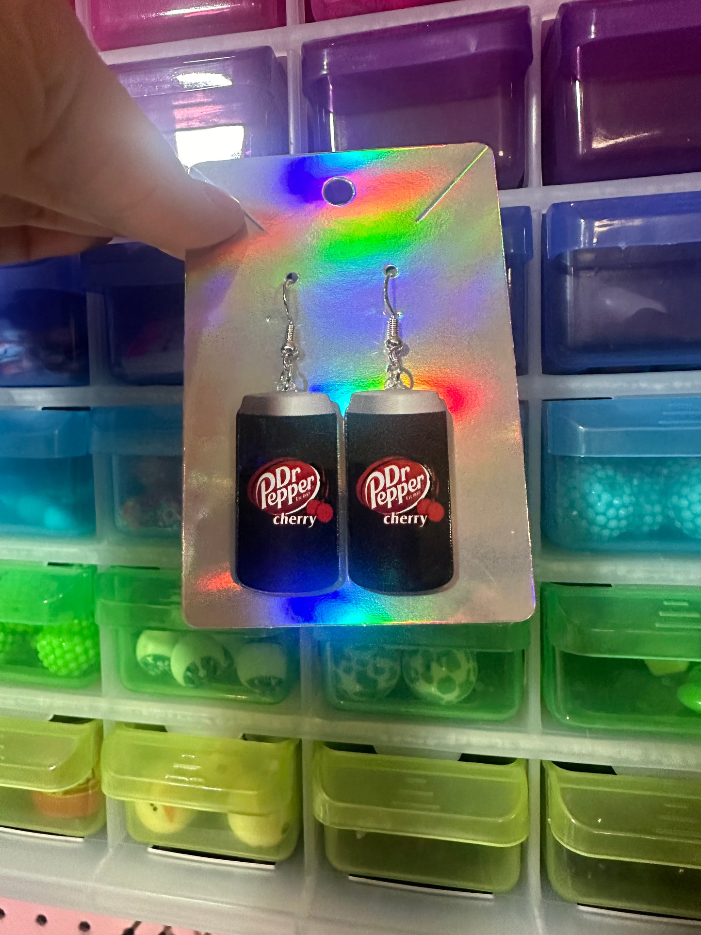 Dr power cherry earrings