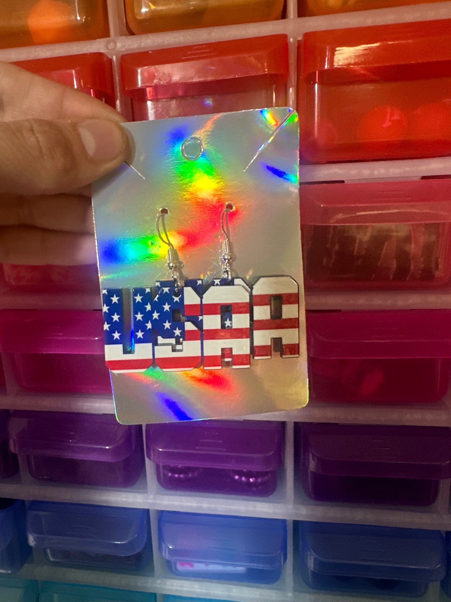 USA earrings