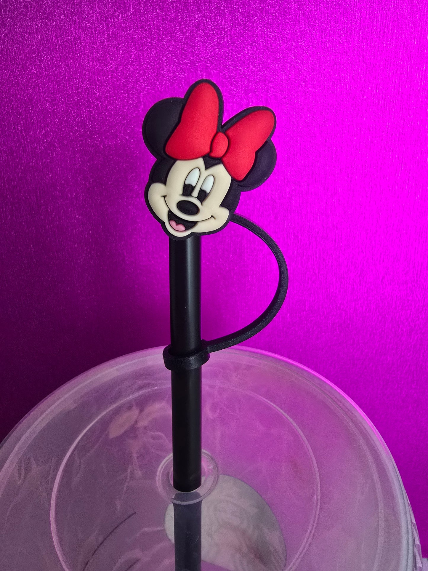 Minnie Mouse Straw Topper