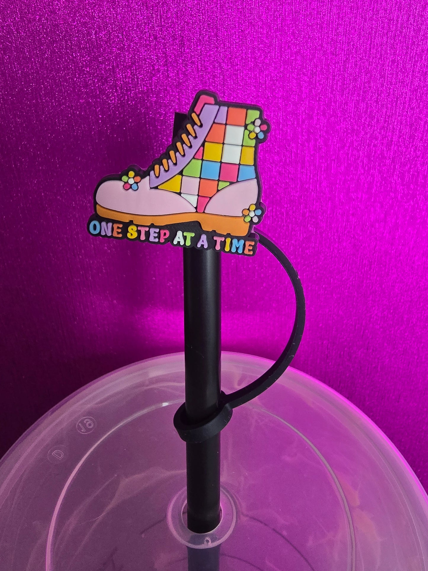Disco Sneaker Straw Topper