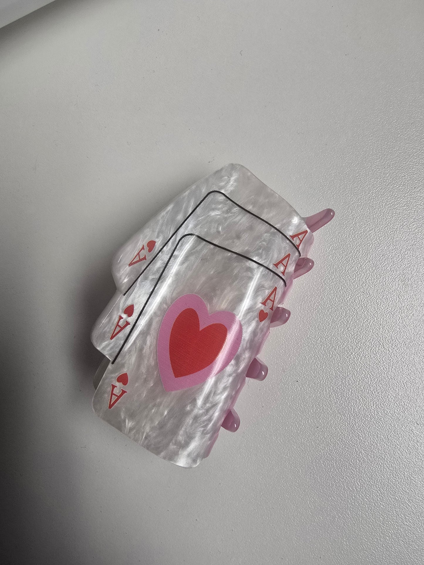 Cards Claw Clip, Acrylic