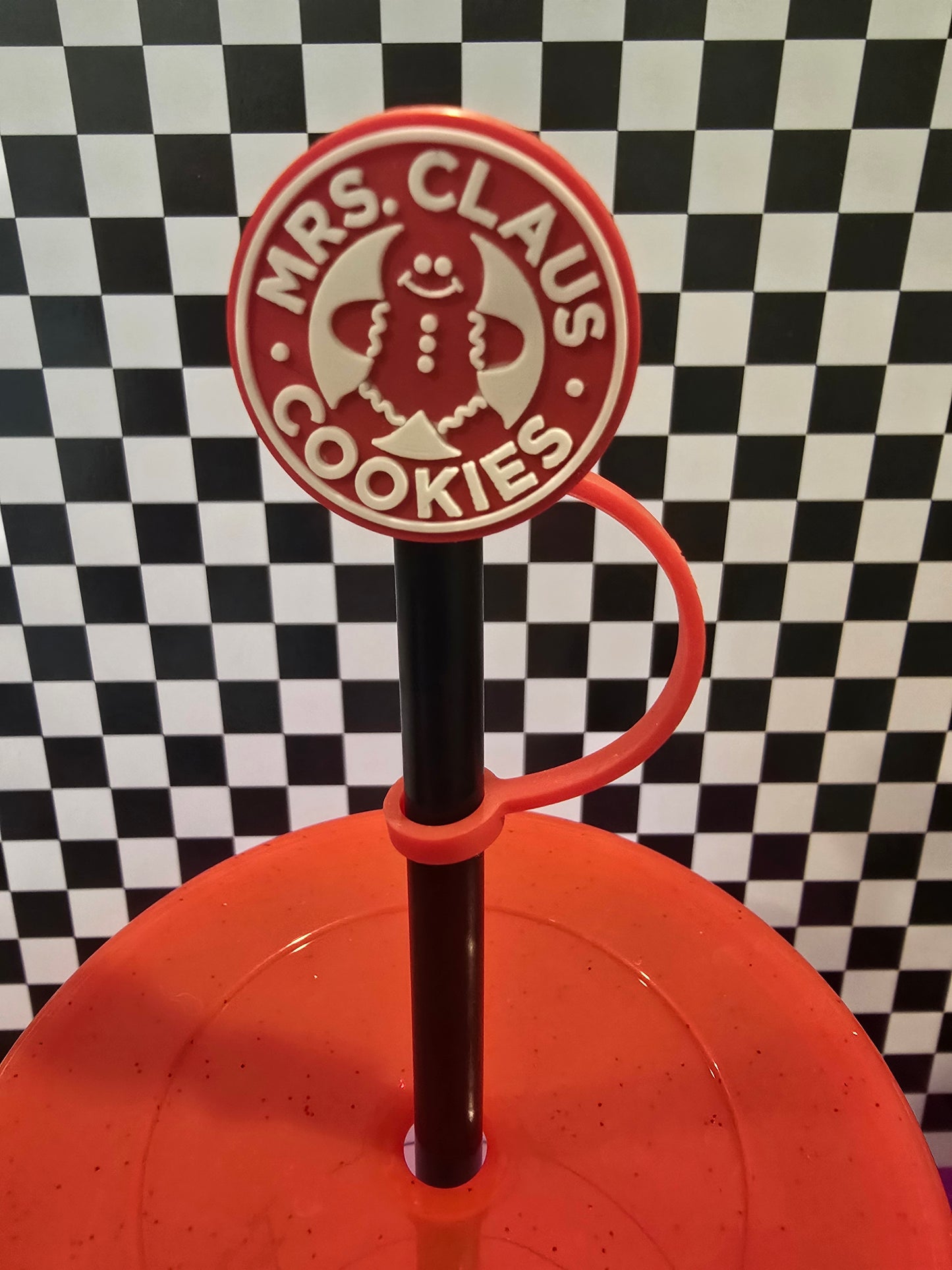 Claus Cookies Straw Topper