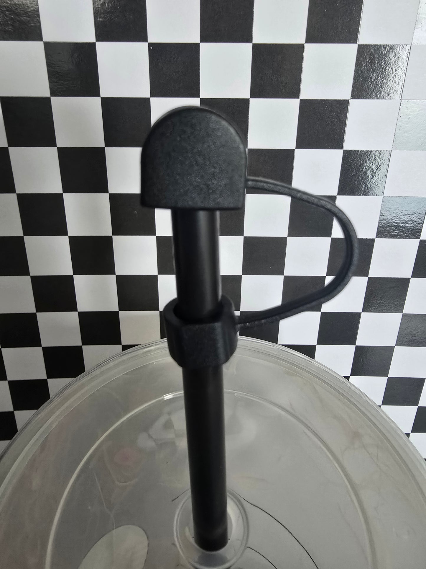 Basic Black Straw Topper