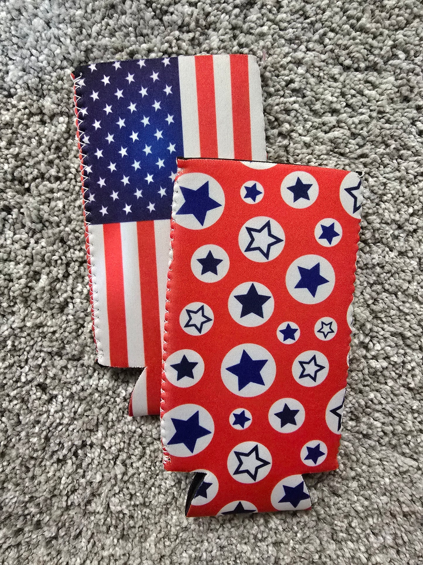 Slim Can Koozie Set, RWB 9