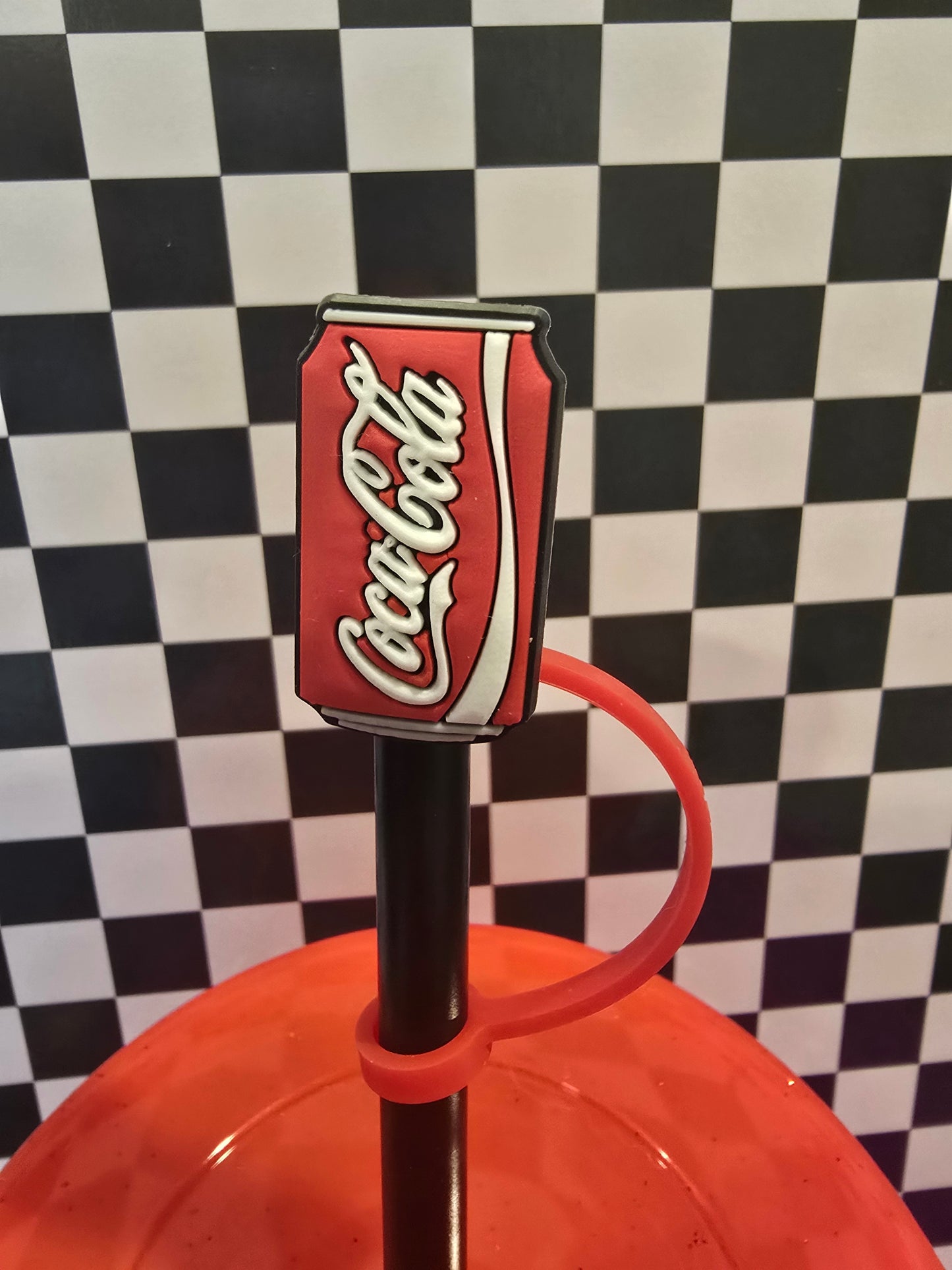 Coke Can Straw Topper