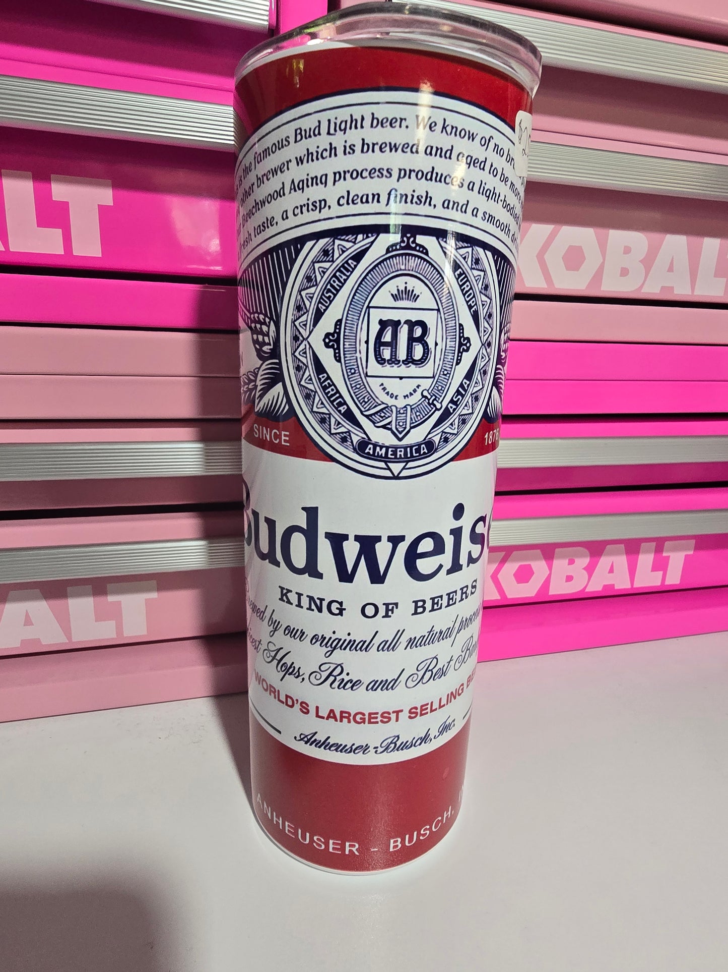 Budweiser 20 Oz Tumbler