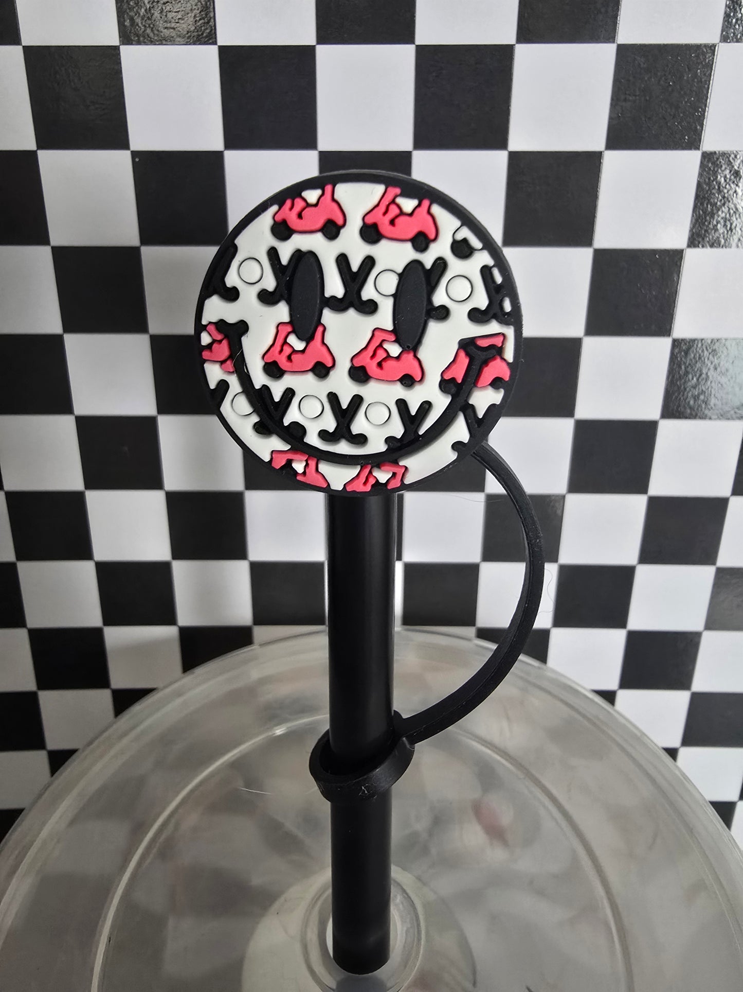 Smily Face Straw Topper, Golf
