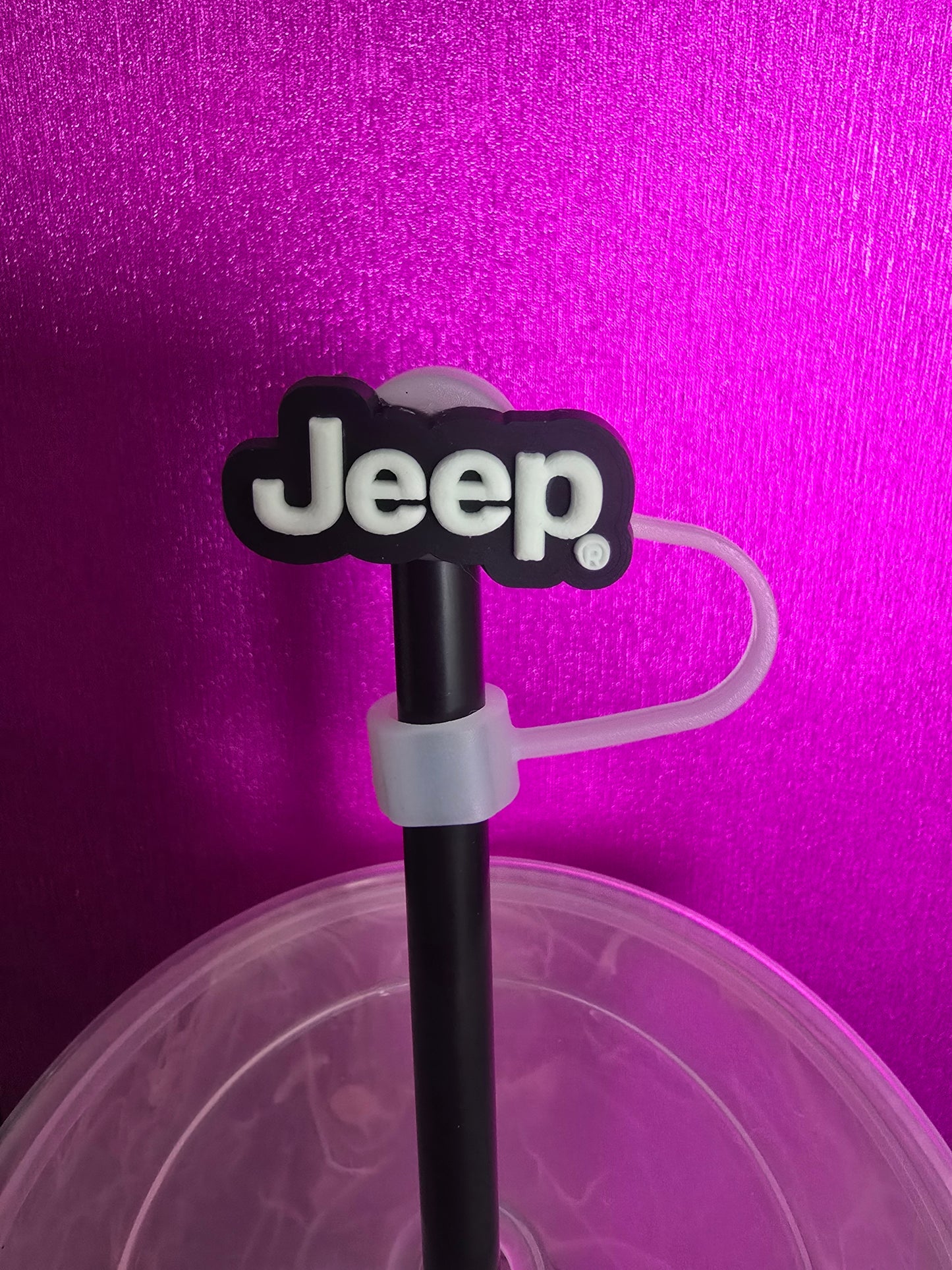 J.e.e.p. Logo Straw Topper