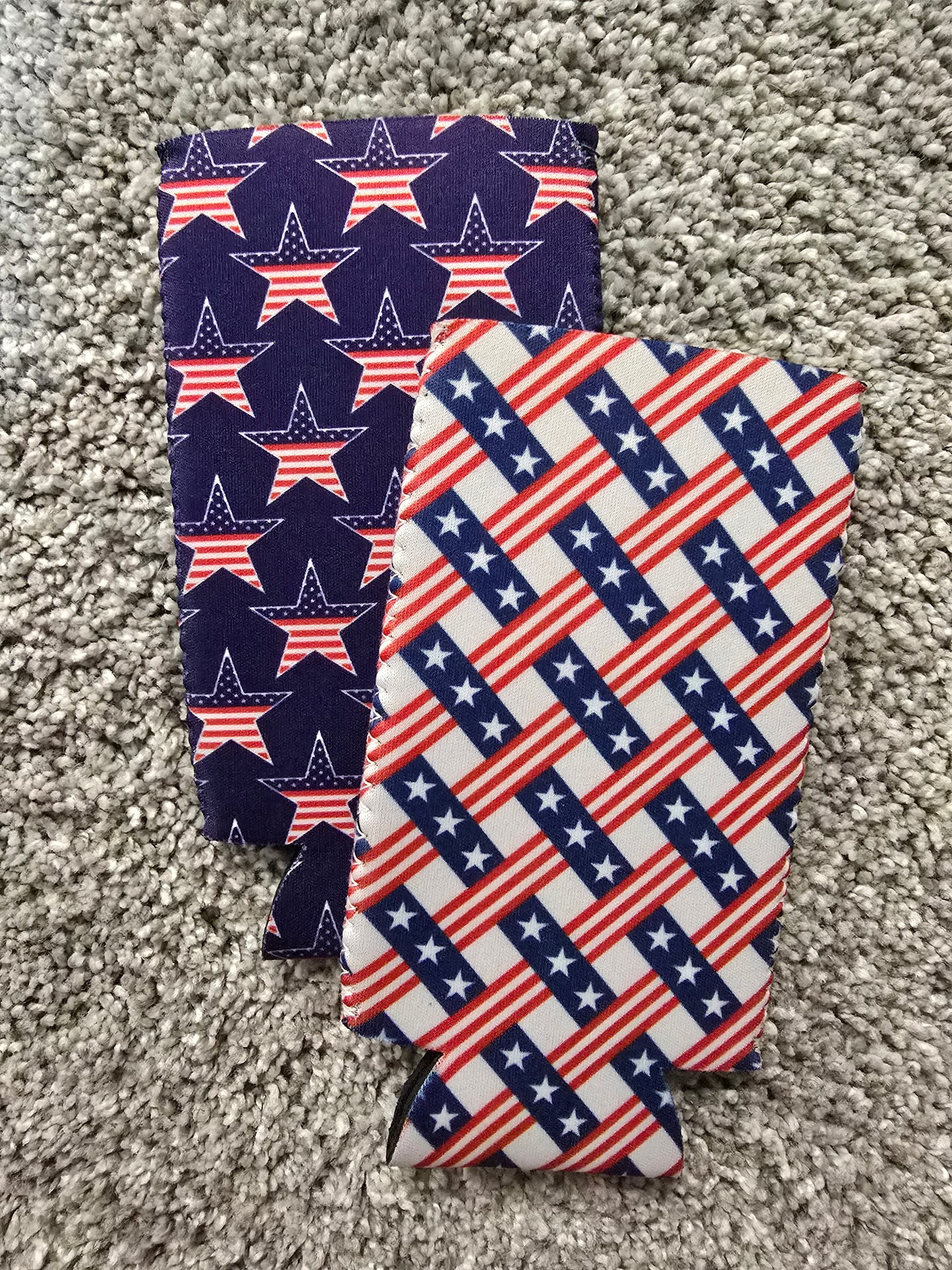 Slim Can Koozie Set, RWB 7