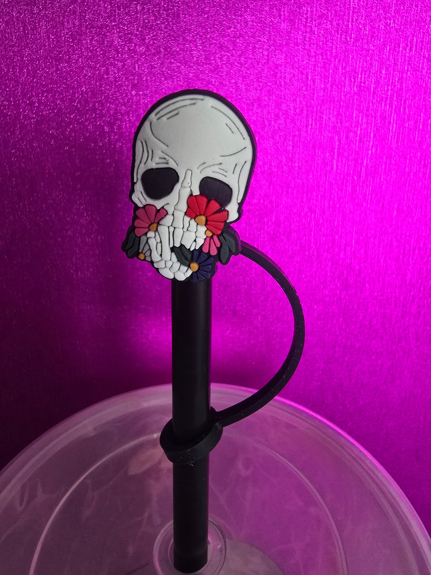 Skeleton Finger Straw Topper