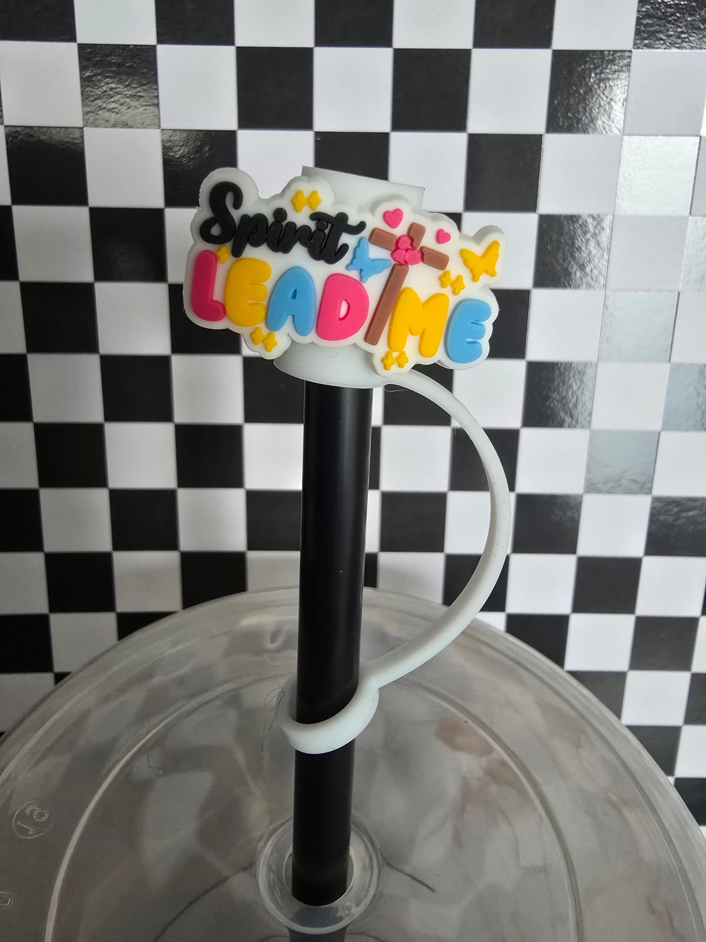 Lead Me Straw Topper