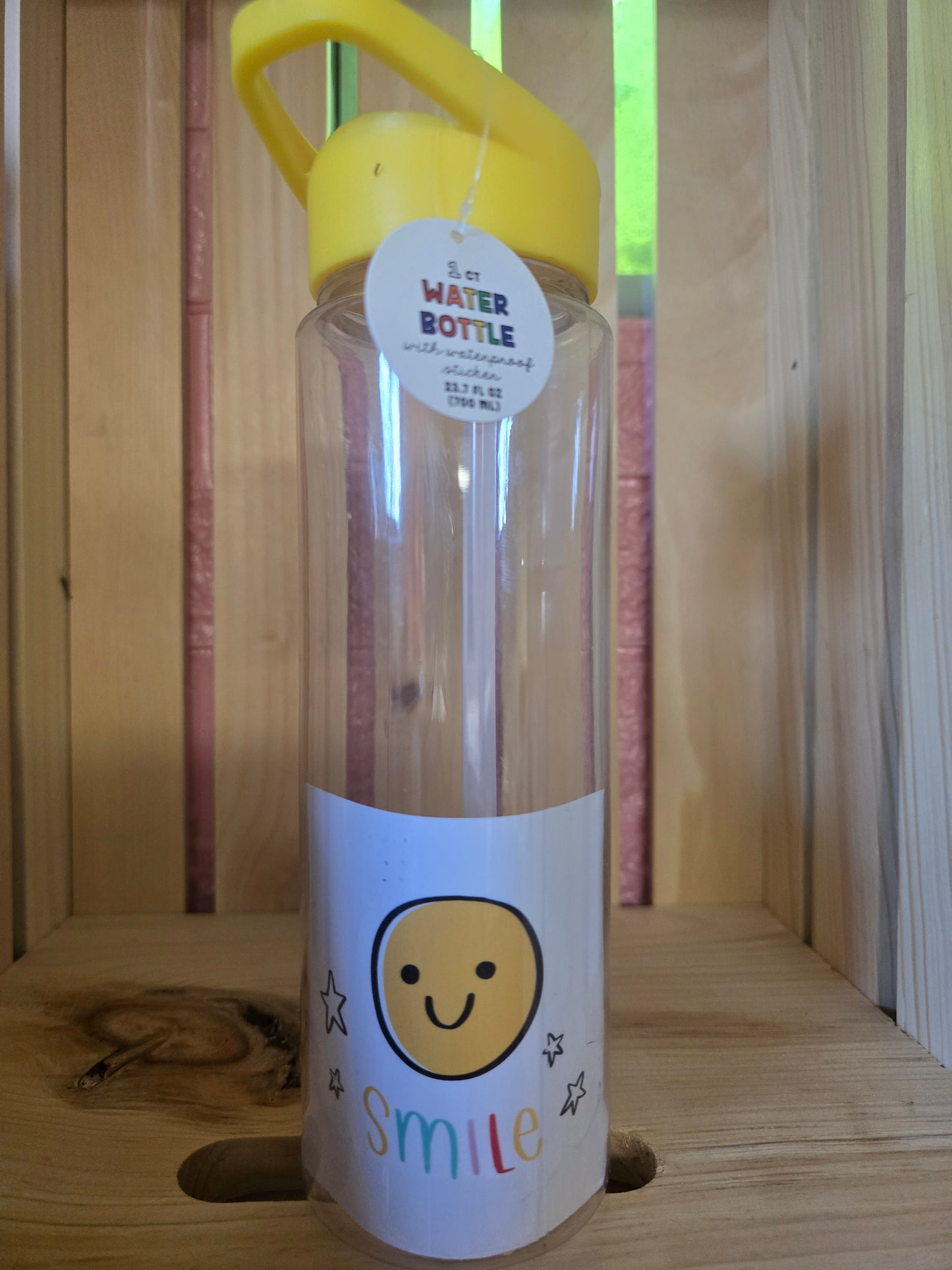 DIY Decal Water Bottle, Yellow