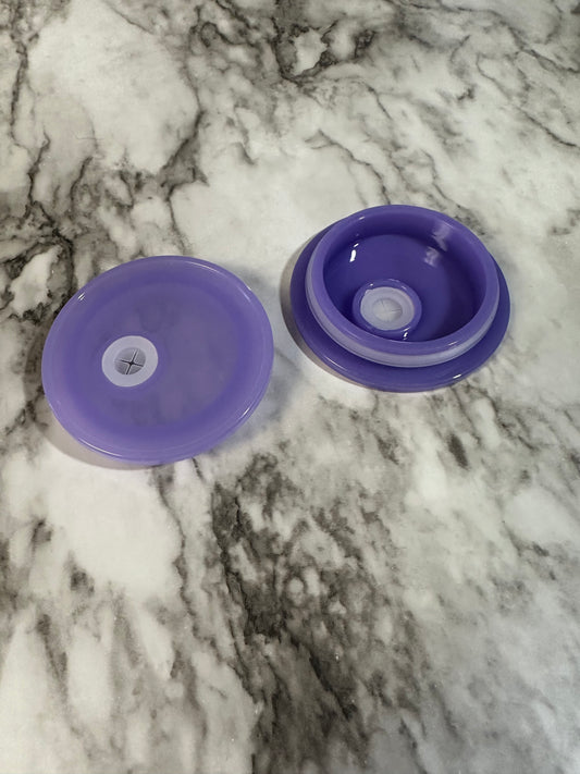 Solid Acrylic Libbey Lid, Purple