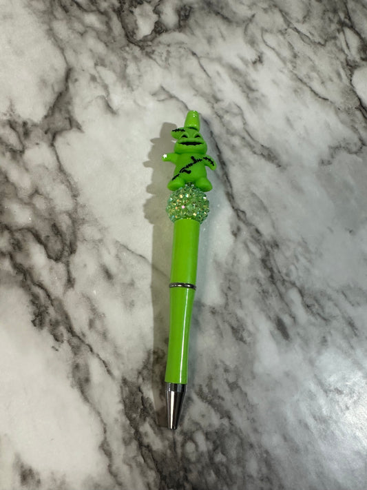 Oogie Boogie Pen, Green Sparkle