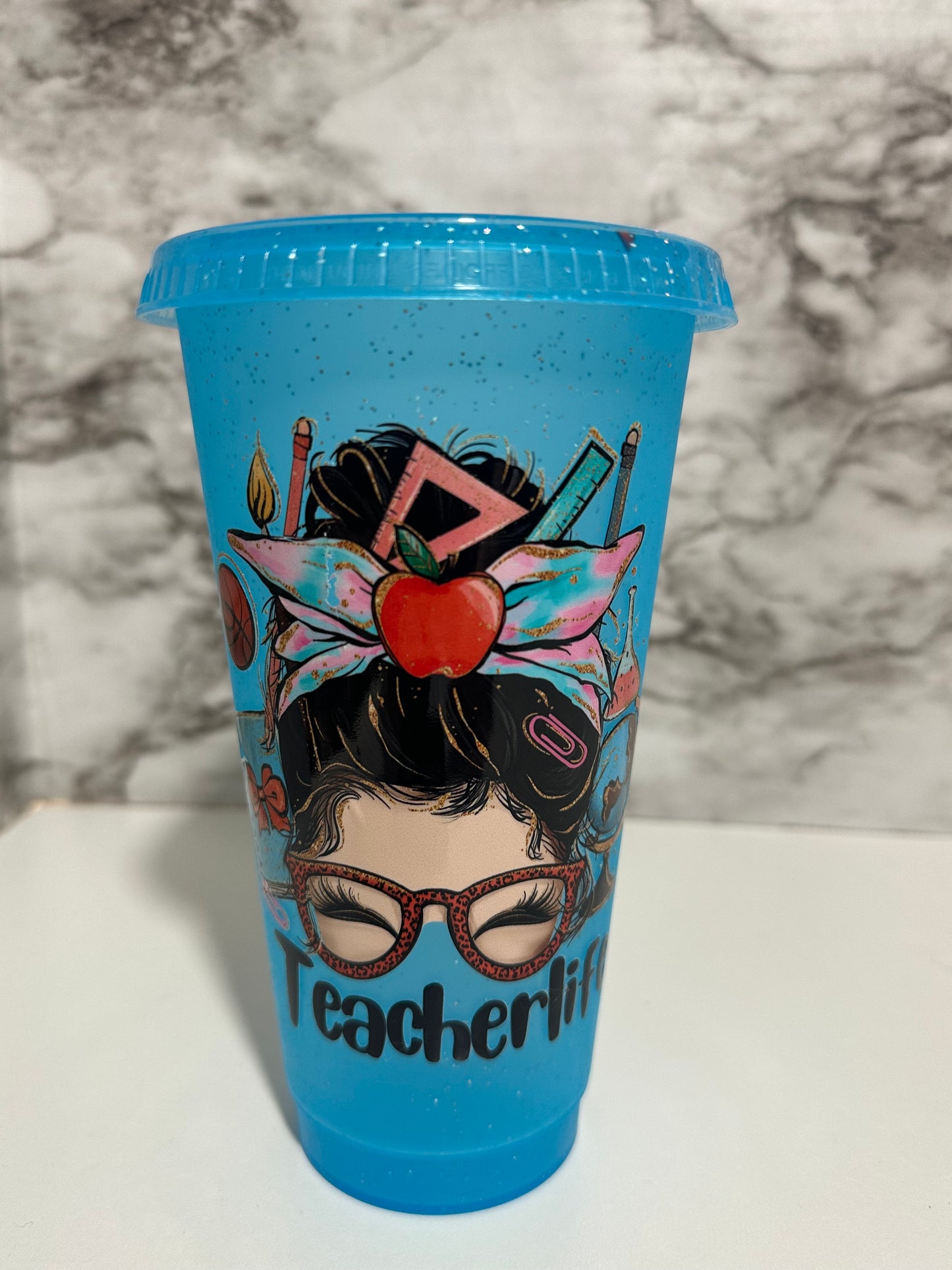 Teacher Life, Cup w Straw