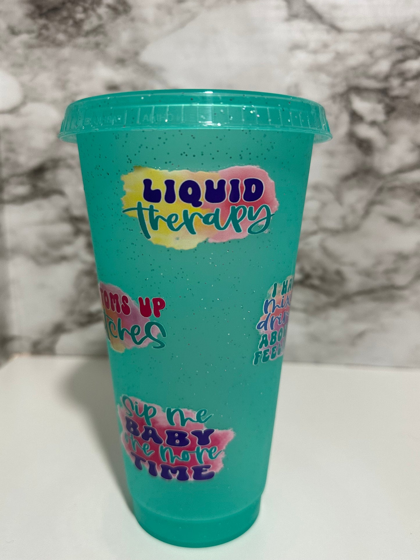 Liquid Therapy Cup w Straw