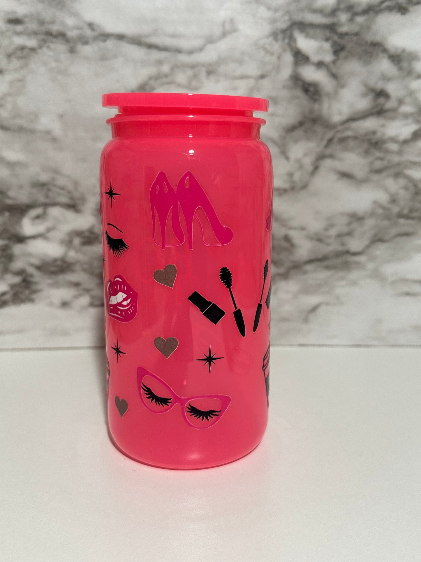 Makeup Boss Cup, Pink