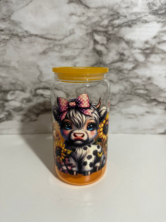 Sunflower Moo Cow Cup, Yellow