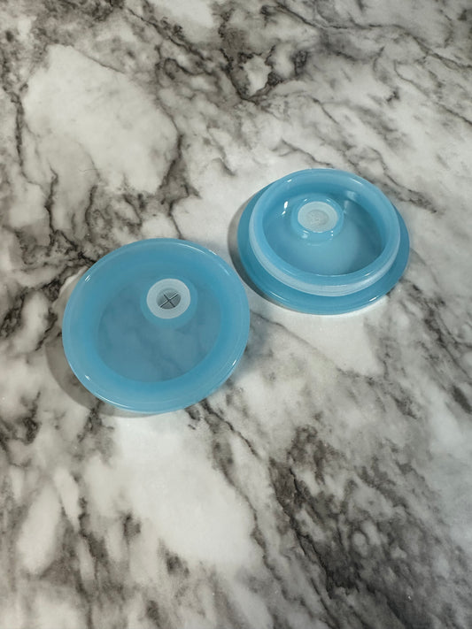 Solid Acrylic Libbey Lid, Blue