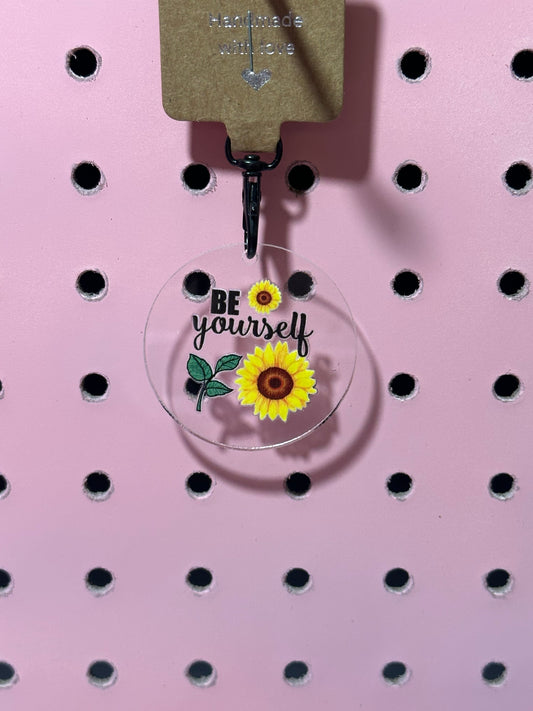 Be Yourself Acrylic Keychain