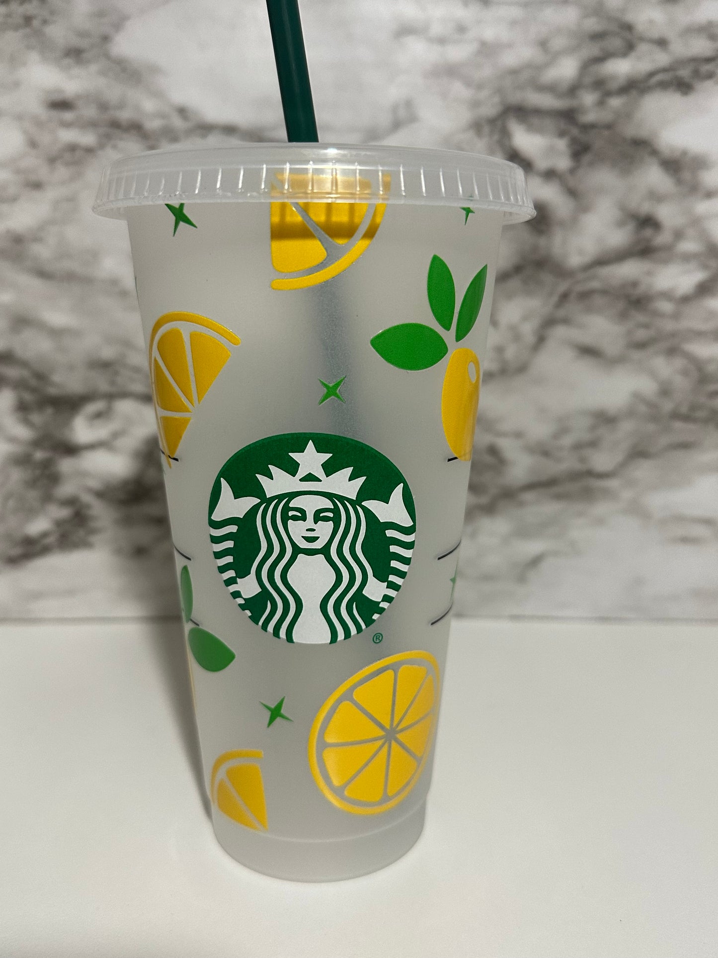 Lemons Cup w Straw