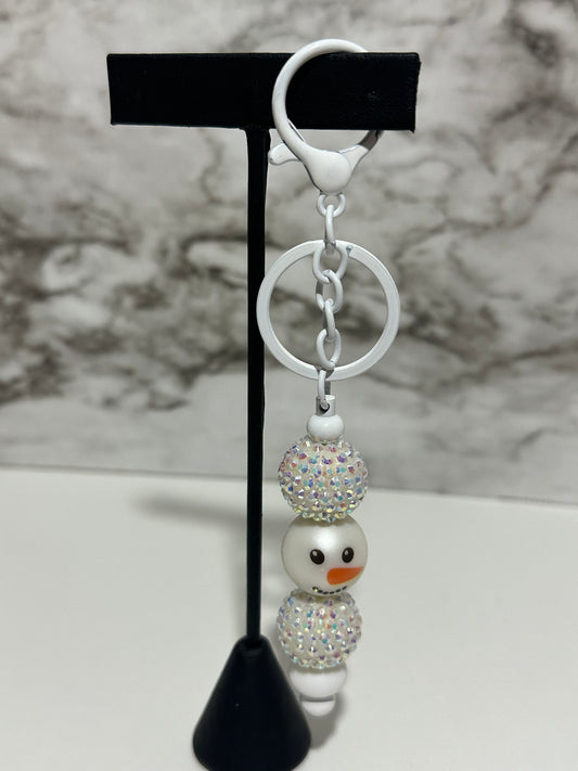 Snowman Shimmers Keychain
