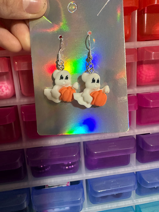 Ghosty Friend 2 Dangle Earrings