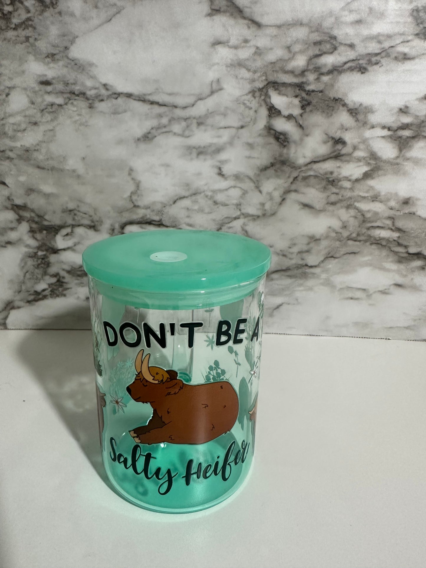 Don’t Be a Heifer, Green Mug Cup