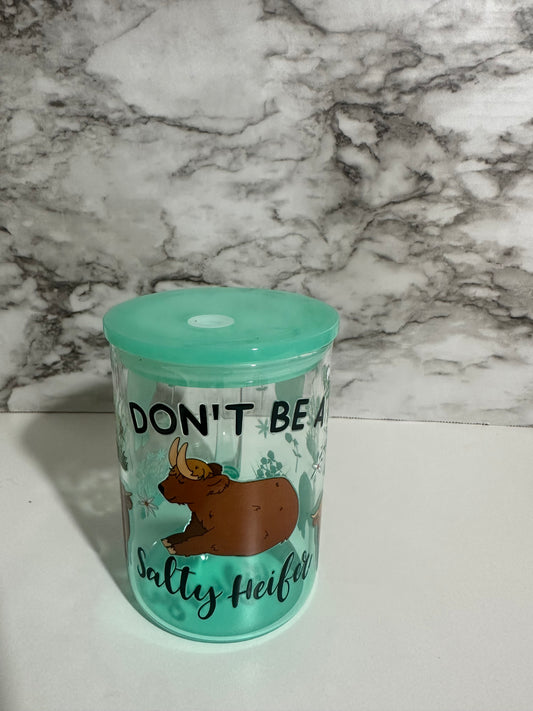 Don’t Be a Heifer, Green Mug Cup