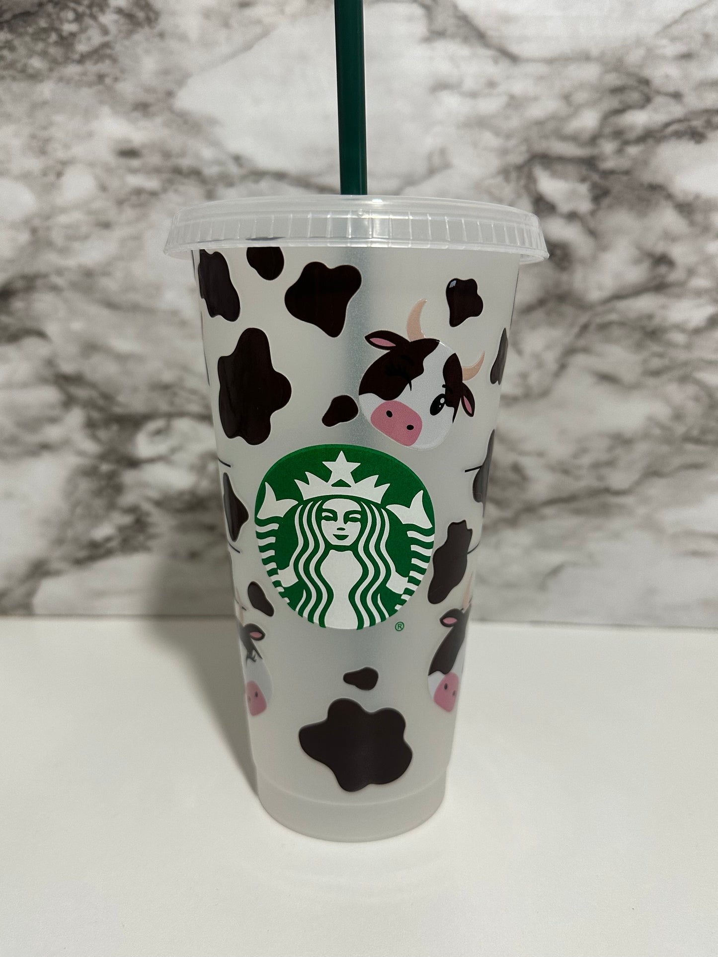Moo Moo, Brown Cow Cup w Straw