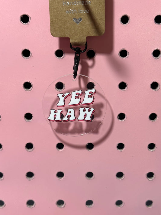 Yee Haw Acrylic Keychain