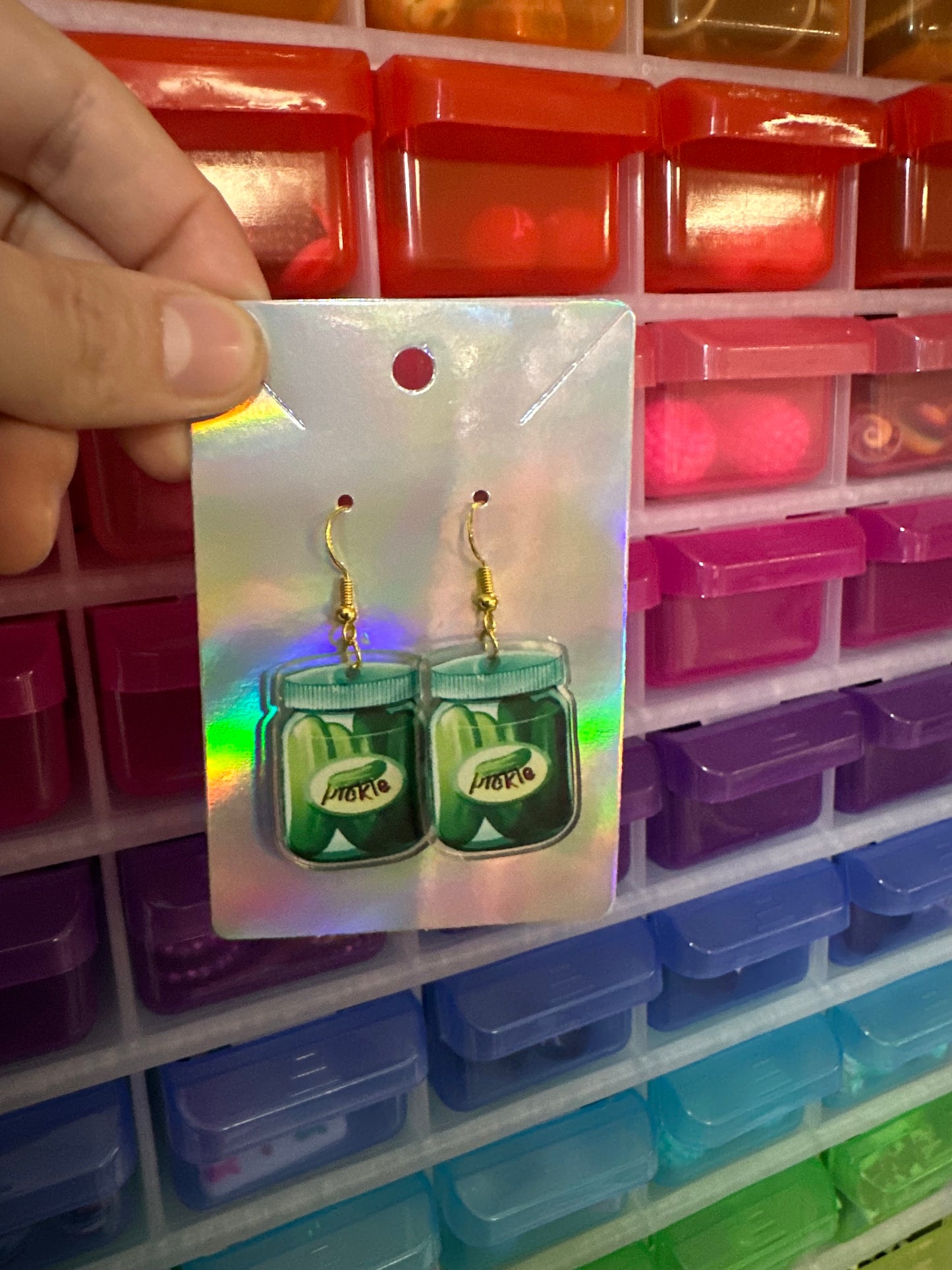 Pickle earrings