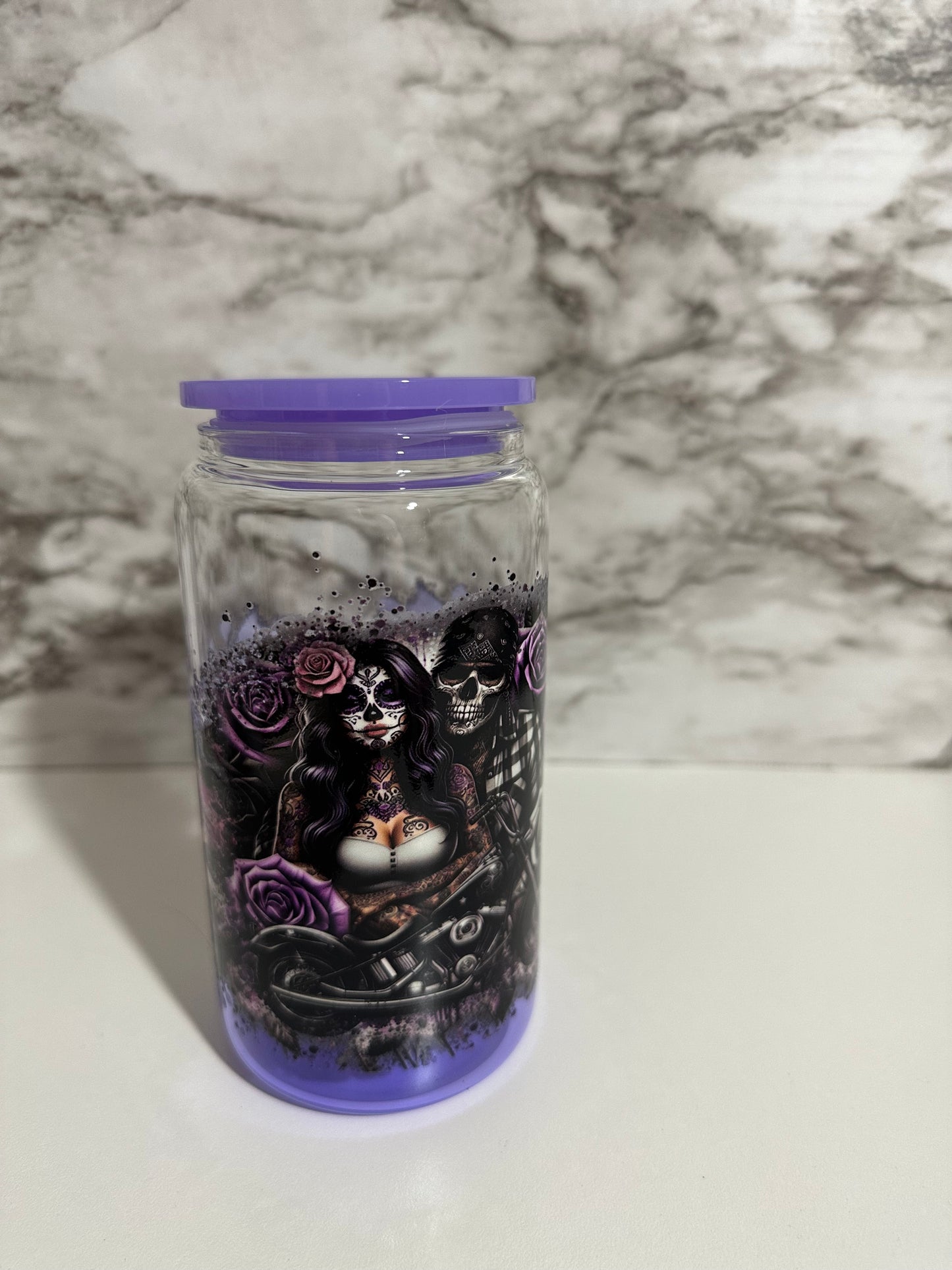 Skeleton Bikers Cup, Purple