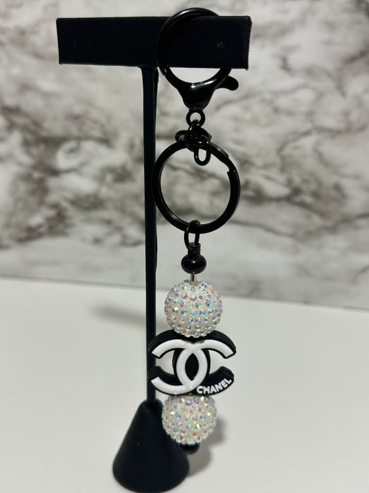 Luxury CC, Black Keychain