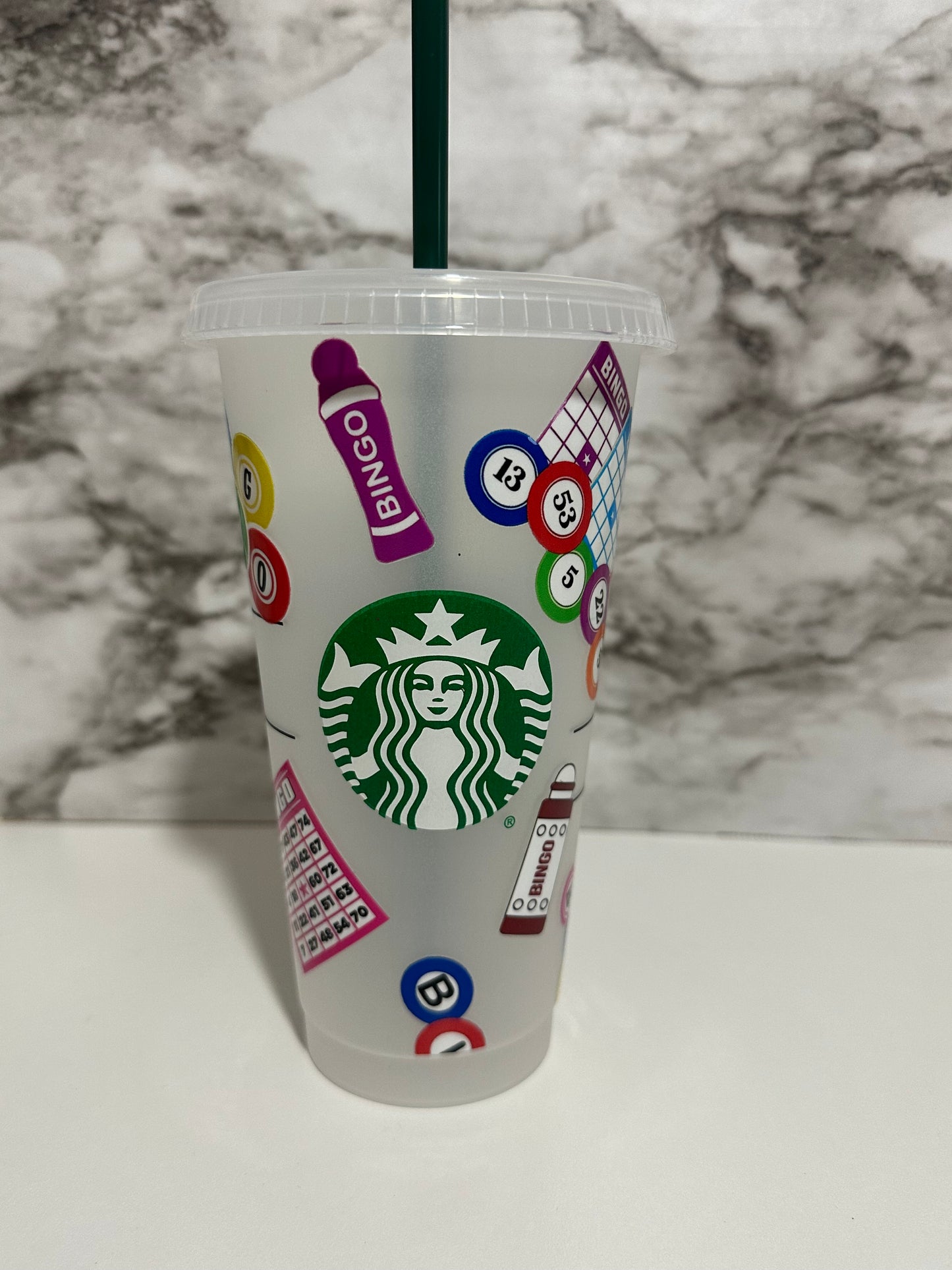 Bingo Nights, Cup w Straw