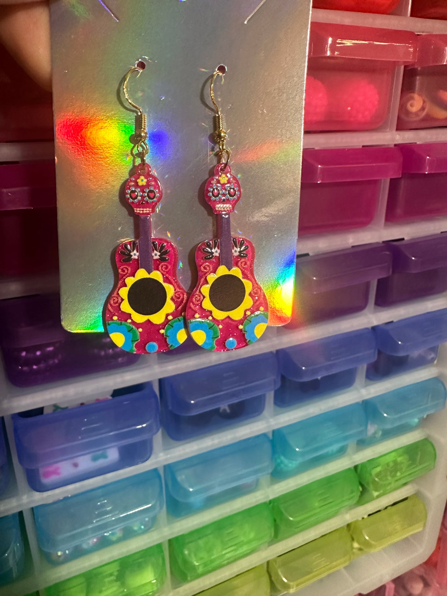 Muertos Guitars Earrings