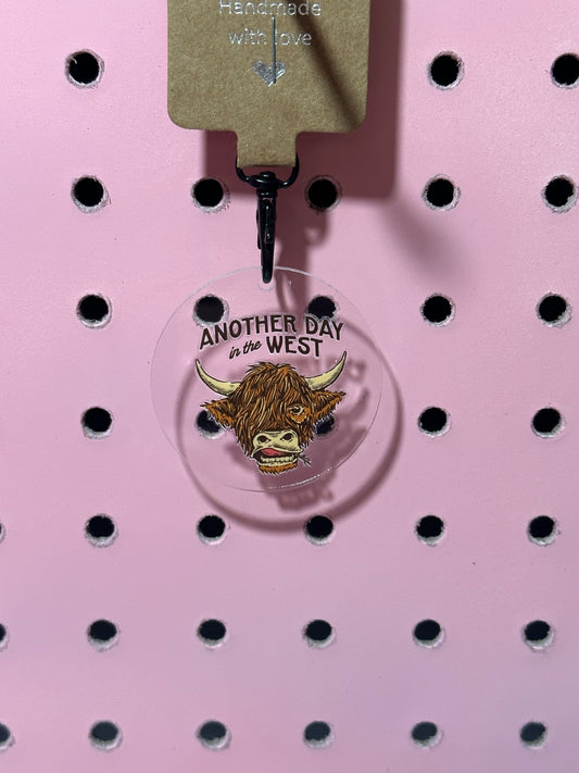 Western Day Acrylic Keychain